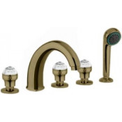 Смеситель Migliore Axo Swarovski ML.AXO-680FBR для ванны/душа - бронза