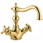 Смеситель для раковины Migliore Arcadia 18398 золото