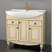 Тумба с раковиной АСБ-Мебель Верона 90 бежевая