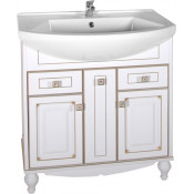 Тумба с раковиной АСБ-Мебель Верона 75 белая
