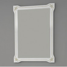 Зеркало АСБ-Мебель Парма 60 белое патина золото