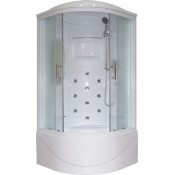 Душевая кабина Royal Bath RB 100NRW-C переднее стекло шиншилла