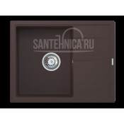 Кухонная мойка Pyramis Alinia арт. 70018901, 65x51 см, шоколад