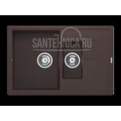 Кухонная мойка Pyramis Alinia арт. 70019901, 78x51 см, шоколад