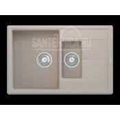 Кухонная мойка Pyramis Alinia арт. 70019601, 78x51 см, бежевый