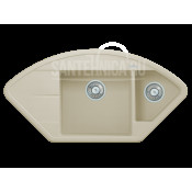 Кухонная мойка Pyramis Alinia арт. 70029601, шампань, угловая