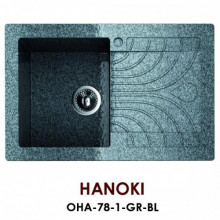 Мойка Omoikiri Hanoki OHA-78-1-GR, черный