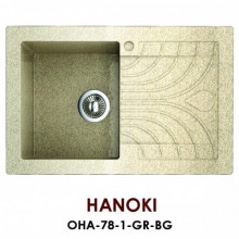 Мойка Omoikiri Hanoki OHA-78-1-GR-BG, бежевый