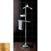 Полотенцедержатель с полочкой Devon&Devon Single SL11OT, светлое золото