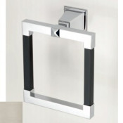 Полотенцедержатель Devon&Devon Time Black TM307NKSABL, никель сатинированый