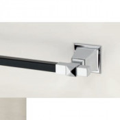 Полотенцедержатель Devon&Devon Time Black TM309NKSABL, никель сатинированый