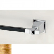 Полотенцедержатель Devon&Devon Time Black TM308OTBL, светлое золото