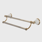 Полотенцедержатель Tiffany World Harmony арт. TWHA012bi/oro, белый/золото