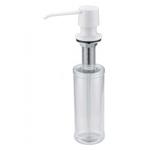 Дозатор жидкого мыла Zorg Inox ZR-20 WHITE, цвет белый