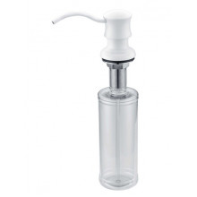 Дозатор жидкого мыла Zorg Inox ZR-21 WHITE, цвет белый