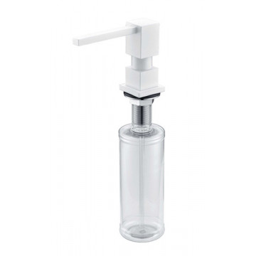 Дозатор жидкого мыла Zorg Inox ZR-22 WHITE, цвет белый