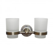 Стакан с держателем двойной Радомир Маджоре, бронза