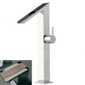 Смеситель Bandini Dive 780320NNLW15 для раковины, черный/ручка венге