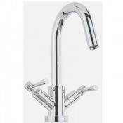 Смеситель Bandini Giob 448920SS30 для раковины, хром матовый/ручка-палочка