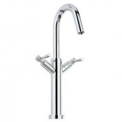 Смеситель Bandini Giob 448920SS30P для раковины, хром матовый/ручка-палочка