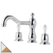 Смеситель Bandini Antica арт. 606840KO06 для ванны, хром/золото