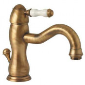 Смеситель Bandini Antico 850620YY00 для раковины, бронза/ручка керамическая Antico