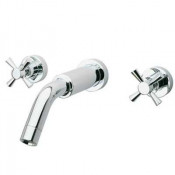 Смеситель Bandini Giob 460720SS30C для раковины, хром матовый/ручка-крестик