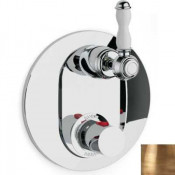 Смеситель Bandini Antica арт. 824620YY06D для ванны и душа термостатический, бронза