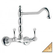 Смеситель Bandini Antica арт. 541720ZZ06 для кухни, ручки металлические Antica, цирконий