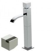 Смеситель Bandini Ice Cube 2 7503200004LW для раковины, хром/ручка венге