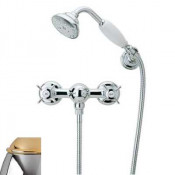 Смеситель Bandini Old England 665920KO18 для душа, хром-золото