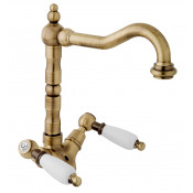 Смеситель для раковины Cezares FIRST-BLS2-02-Bi бронза