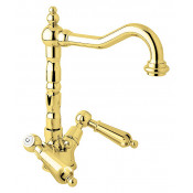 Смеситель для раковины Cezares FIRST-LS2-03/24-M золото