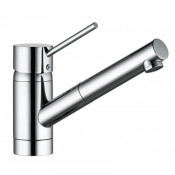 Смеситель Kludi Scope 339310575 для кухни с выдвижным изливом, хром