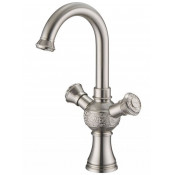 Смеситель Zorg Antic AZR 609 U-2-12 SL для раковины, цвет серебро