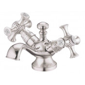 Смеситель Zorg Antic AZR 200 U-3-4 SL для раковины, цвет серебро