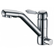 Смеситель Zorg Clean Water ZR 400 KF-46-CR для кухни под фильтр, цвет хром