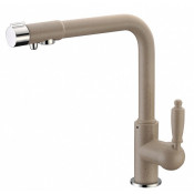 Смеситель Zorg Clean Water ZR 320 YF-33-SER-BEZG для кухни под фильтр, цвет серый беж