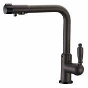 Смеситель Zorg Clean Water ZR 320 YF-33-BL-METALL для кухни под фильтр, цвет черный металл