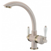 Смеситель Zorg Clean Water ZR 327 YF-BR-PESOCH для кухни под фильтр, цвет бронза-песочный