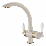 Смеситель Zorg Clean Water ZR 327 YF-BR-KVARTS для кухни под фильтр, цвет бронза-кварц