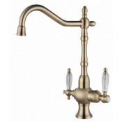 Смеситель Zorg Clean Water ZR 336 YF-22-BR для кухни под фильтр, цвет бронза