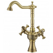 Смеситель Zorg Antic AZR 609 K-3-6 BR для кухни, цвет бронза