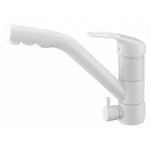 Смеситель Zorg Clean Water ZR 400 KF-12-WHITE для кухни под фильтр, цвет белый White