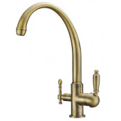 Смеситель Zorg Clean Water ZR 330 YF-33-BR для кухни под фильтр, цвет бронза