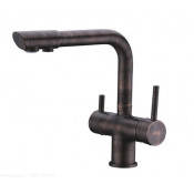 Смеситель WasserKRAFT A8047 для кухни под фильтр, темная бронза