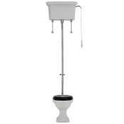 Унитаз напольный Migliore Gianeta с высоким бачком , фурнитура-хром