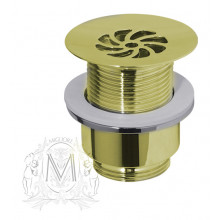 Донный клапан Migliore без перелива арт. ML.RIC-10.125DO - золото