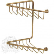 Полка-решетка двойная Migliore Complementi ML.COMBR-50.112BR - бронза