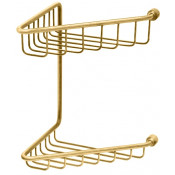 Полка-решетка двойная Migliore Complementi ML.COMDO-50.112DO - золото